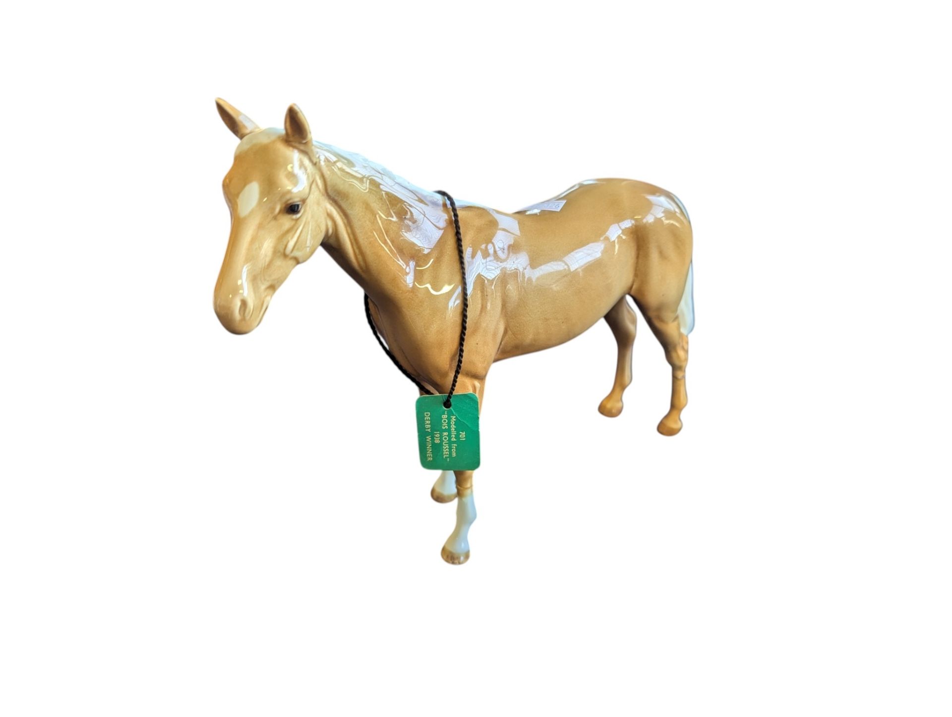 BESWICK - THREE VINTAGE 20TH CENTURY PORCELAIN HORSES - Image 4 of 4