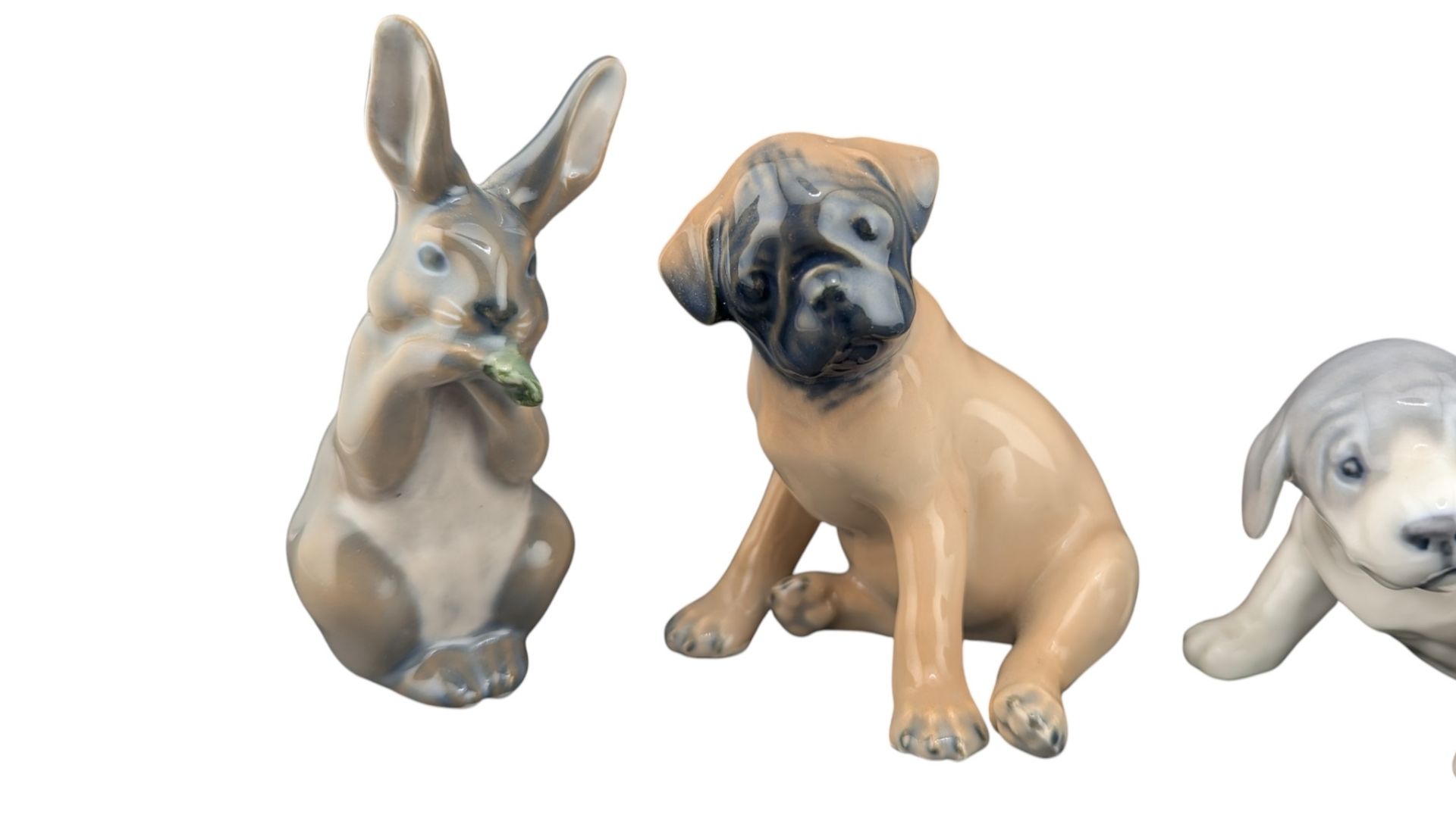 ROYAL COPENHAGEN - FOUR 20TH CENTURY VINTAGE PORCELAIN ANIMAL FIGURES - Image 3 of 6