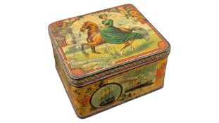 ADVERTISING - LATE 19TH CENTURY VICTORIAN MOSS RIMMINGTON & CO MUSTARD TIN