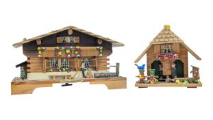 MAPSA, SWITZERLAND - VINTAGE 20TH CENTURY WOODEN MUSIC JEWELLERY BOX