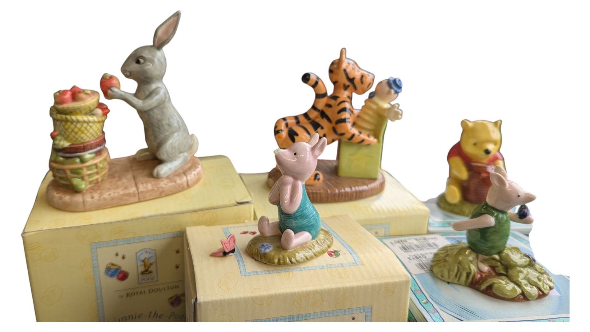 COLLECTION OF LATE 20TH CENTURY ROYAL DOULTON PORCELAIN WINNIE THE POOH FIGURES - Image 2 of 6