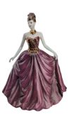COALPORT - 2005 LIMITED EDITION FIGURINE OF THE YEAR CHRISTINE BONE CHINA FIGURE