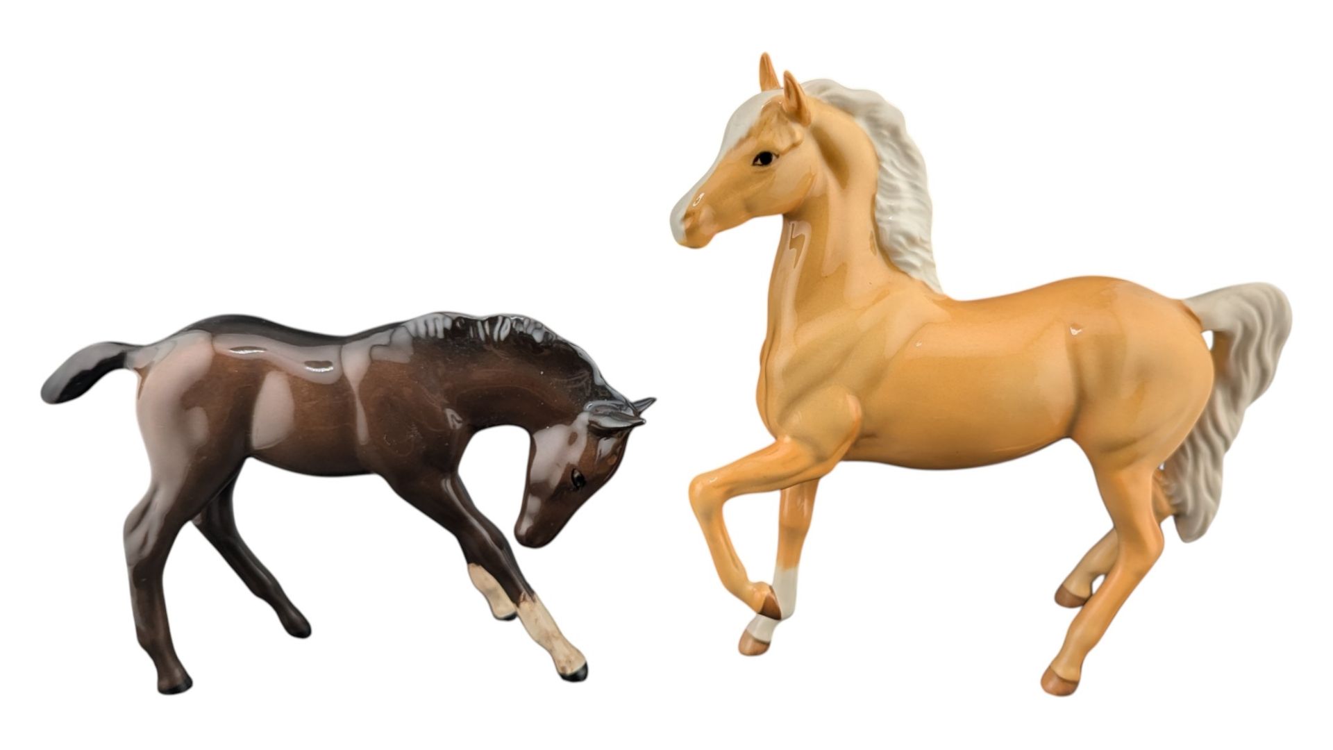 COLLECTION OF LATE 20TH CENTURY BESWICK & ROYAL DOULTON PORCELAIN HORSE FOAL FIGURES - Image 3 of 7
