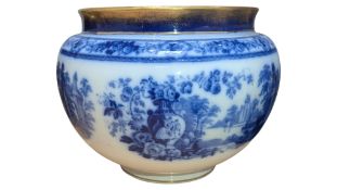 LATE 19TH CENTURY IRONSTONE CHINA PARMA PATTERNED PLANTER