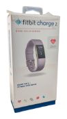 21ST CENTURY FITBIT CHARGE 2 FITNESS WRISTBAND FROM THE ROSE GOLD SERIES