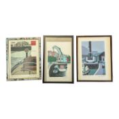 JOHN STOPS (1925-2022) - THREE VINTAGE LITHOGRAPH PRINTS
