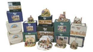 LILLIPUT LANE - COLLECTION OF BOXED LATE 20TH / 21ST CENTURY RESIN COTTAGE FIGURES