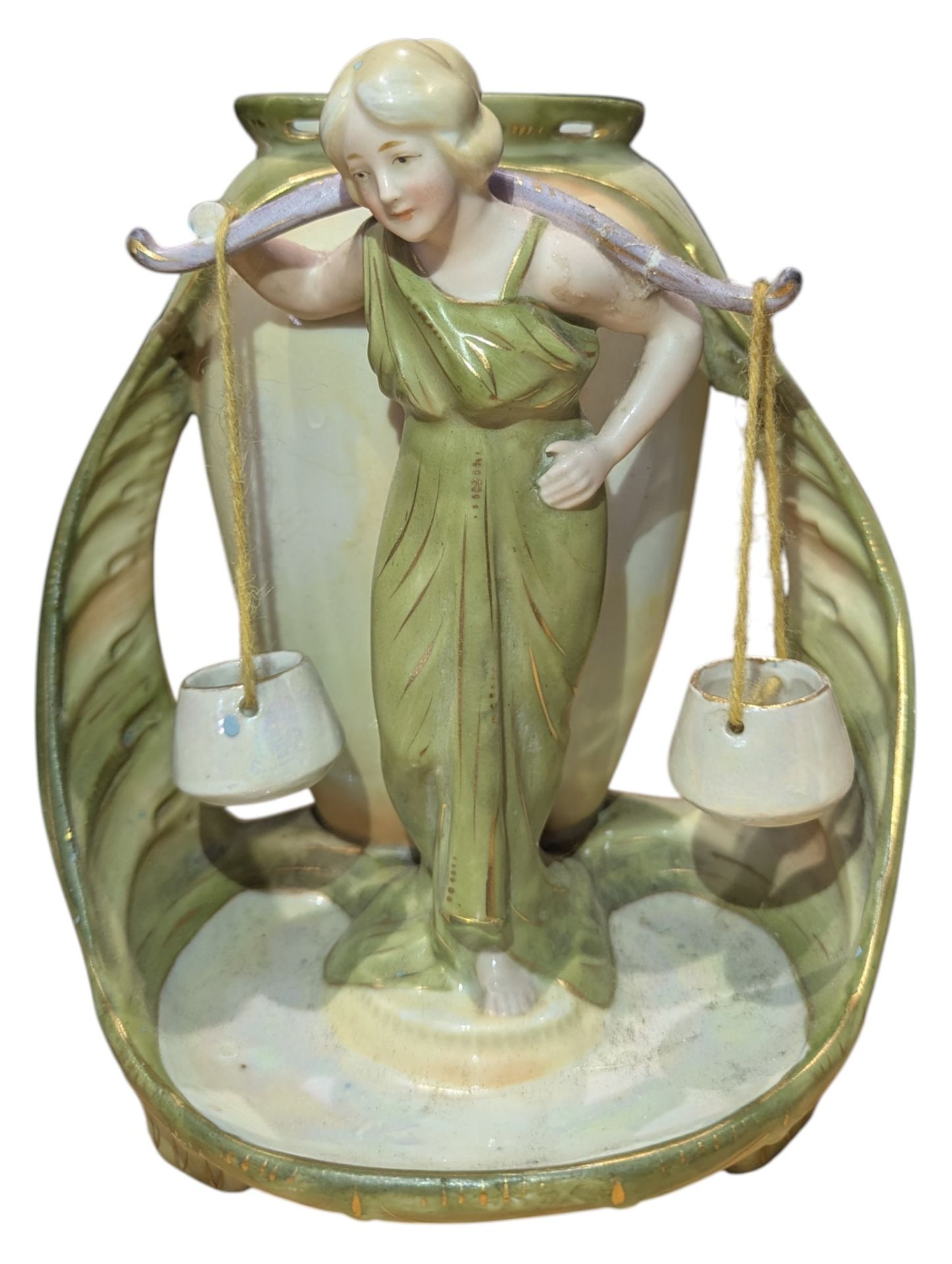 FOUR 20TH CENTURY CONTINENTAL PORCELAIN ORNAMENTAL FIGURES - Image 5 of 7