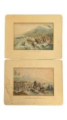 PAIR 19TH CENTURY MASSACRE REV J WILLIAMS BAXTER PRINTS