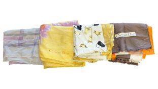CHRISTIAN DIOR, FRENCH - COLLECTION OF VINTAGE 20TH CENTURY DESIGNER SCARVES