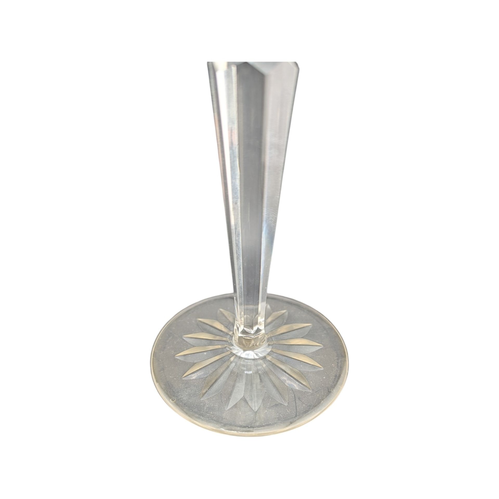 WATERFORD, IRELAND - SIX MID CENTURY CUT CRYSTAL WINE GLASSES - Image 4 of 5