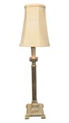 20TH CENTURY BRASS CORINTHIAN BRASS TABLE LAMP