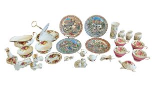 ROYAL ALBERT - COLLECTION OF LATE 20TH CENTURY FLORAL BONE CHINA PIECES