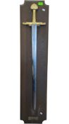 FRANKLIN MINT - SWORD OF CHARLEMAGNE - ON BOARD