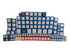 LARGE COLLECTION OF BOXED COLOUR BOX MINIATURES PETER FAGAN'S TEDDY BEAR FIGURES
