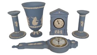 COLLECTION OF WEDGWOOD CAMEO JASPERWARE