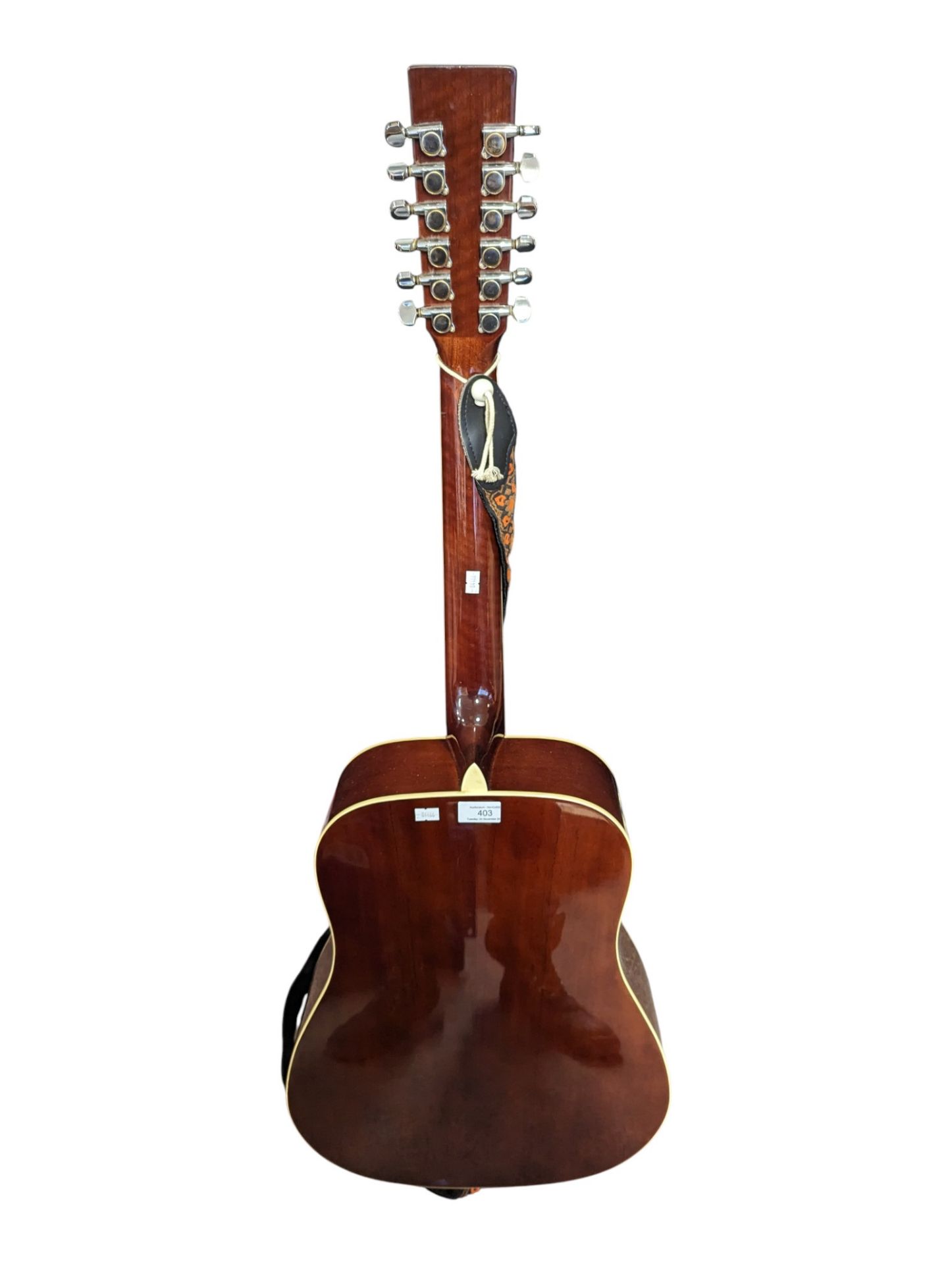 VINTAGE - 12 STRING ACOUSTIC GUITAR - Image 2 of 5