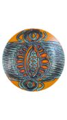 POOLE POTTERY - LATE 20TH CENTURY STUDIO DELPHIS CHARGER PLATE