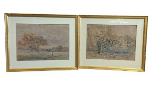 EDWIN AARON PENLEY - TWO 19TH CENTURY WATERCOLOURS