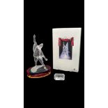 SWAROVSKI - 1999 CRYSTAL GLASS PIERROT FIGURE FROM THE MASQUERADE SERIES
