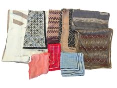 COLLECTION OF LATE 20TH CENTURY VINTAGE DESIGNER JAEGER SCARVES