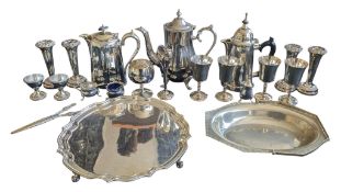 COLLECTION OF 20TH CENTURY VINTAGE SILVER PLATED WARES
