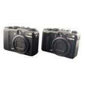 CANON, JAPAN - TWO CONTEMPORARY POWERSHOT G9 DIGITAL COMPACT CAMERAS