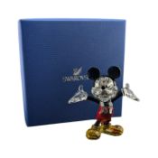 DISNEY - SWAROVSKI - CONTEMPORARY MICKEY MOUSE CRYSTAL ORNAMENT