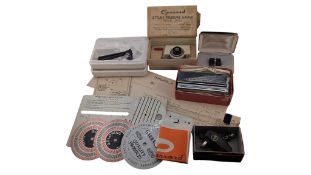 COLLECTION OF LATE 20TH CENTURY VINTAGE RECORD PLAYER ACCESSORIES