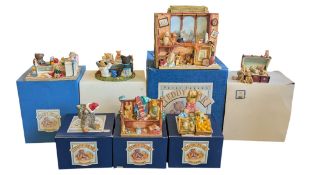 PETER FAGAN - COLLECTION OF LATE 20TH CENTURY BOXED COLOUR BOX TEDDY BEAR FIGURES