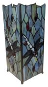 20TH CENTURY TIFFANY STYLE STAINED GLASS LAMP
