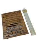 MID CENTURY DRAUGHTSMANS SET & SLIDE RULE