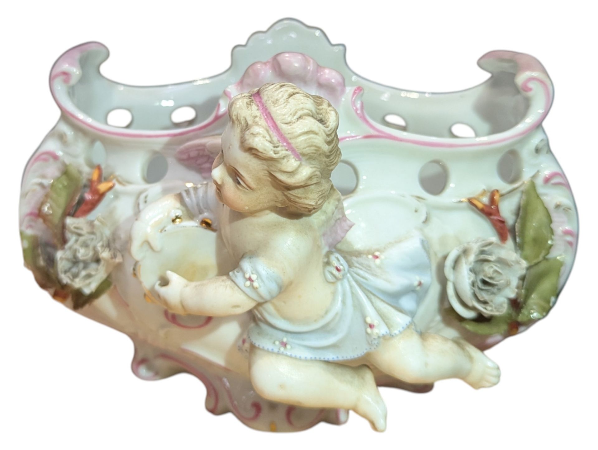 FOUR 20TH CENTURY CONTINENTAL PORCELAIN ORNAMENTAL FIGURES - Image 4 of 7