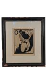 WILLIAM NICHOLSON (1872-1949) - LATE 19TH CENTURY O IS FOR OSTLER LITHOGRAPH