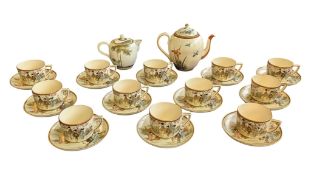 LATE 19TH / EARLY 20TH CENTURY JAPANESE GEISHA SATSUMA TEA SERVICE