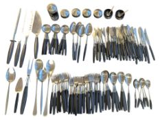 MID CENTURY BUTLER SHEBA PATTERN CUTLERY SERVICE