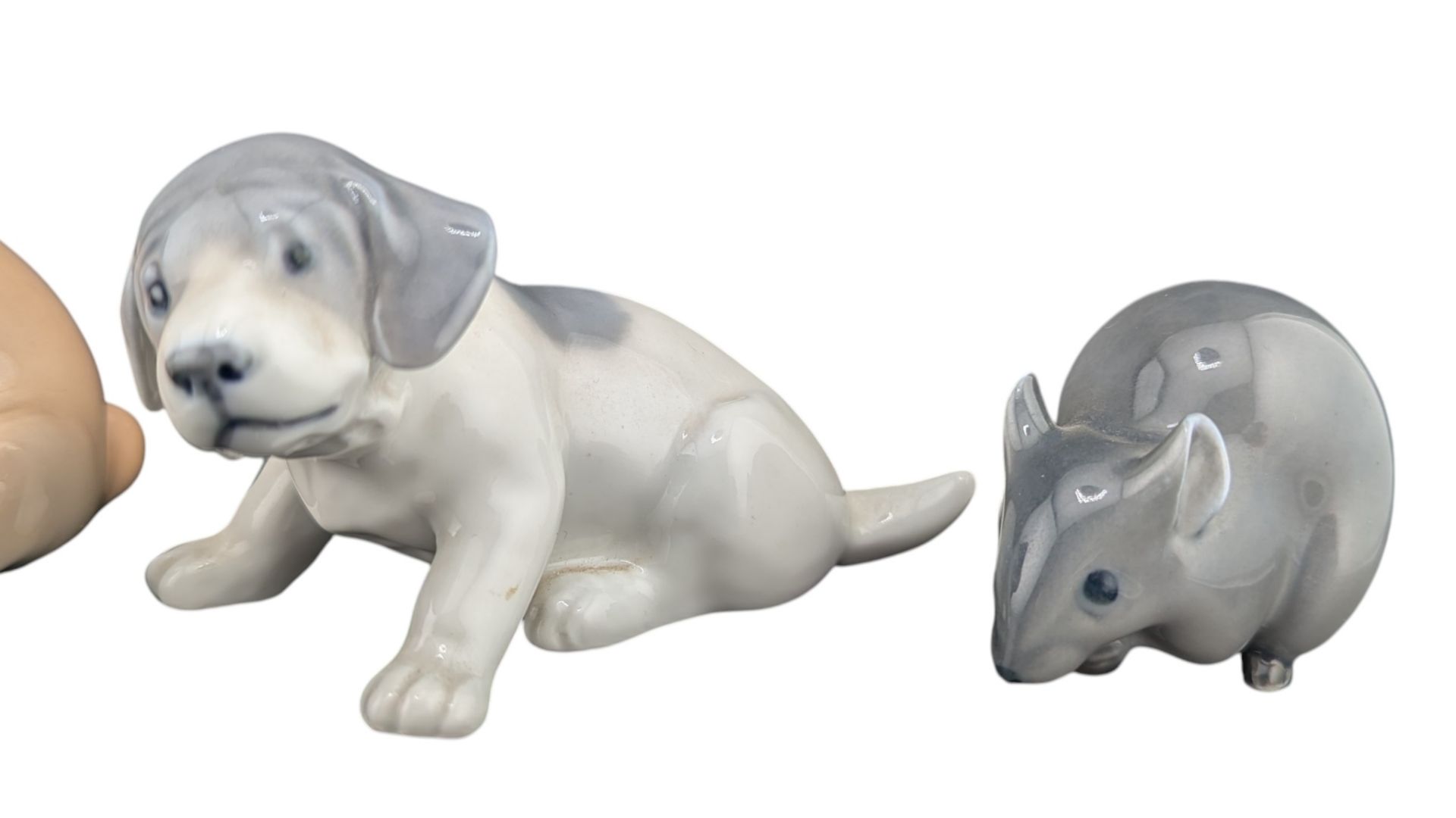 ROYAL COPENHAGEN - FOUR 20TH CENTURY VINTAGE PORCELAIN ANIMAL FIGURES - Image 4 of 6