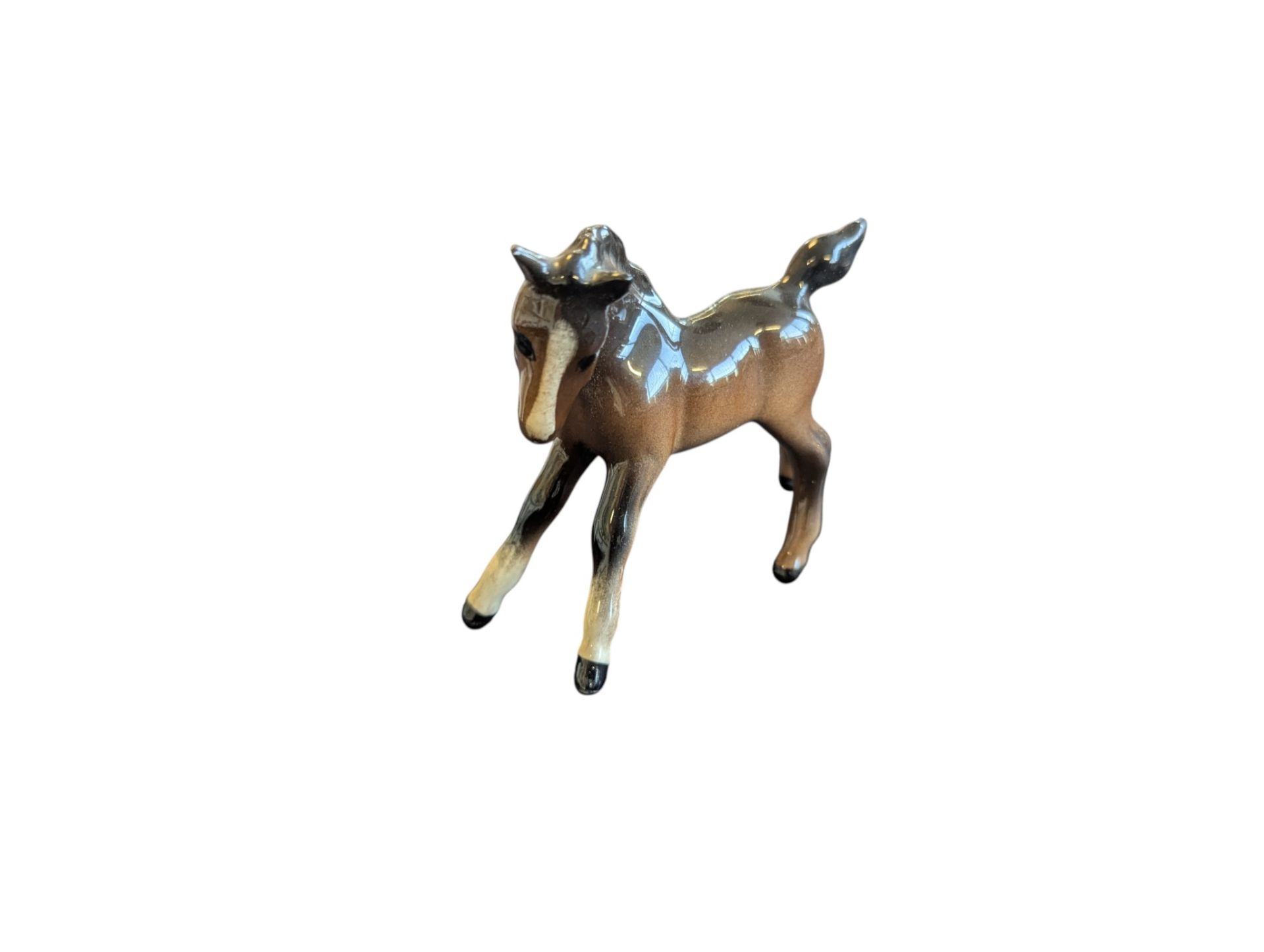 BESWICK - THREE VINTAGE 20TH CENTURY PORCELAIN HORSES - Image 3 of 4