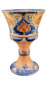 WILLIAM MOORCROFT MACINTYRE FLORIAN WARE DAHLIA CHALICE - A/F