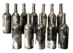 TWELVE BOTTLES OF 1963 VINTAGE DOW'S PORT, NO LABELS