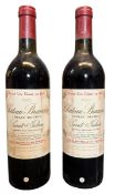 TWO 1983 CHATEAU BRANAIRE (DUCRU) SAINT JULIEN GRAND CRU WINE BOTTLES