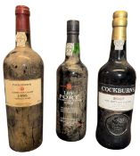 COCKBURN'S 1995 & 2007 VINTAGE PORT BOTTLES T/W 1998 LBV PORT BOTTLE