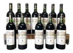 TWELVE BOTTLES OF 1987 CHATEAU LEOVILLE-BARTON, ST. JULIEN IN CRATE