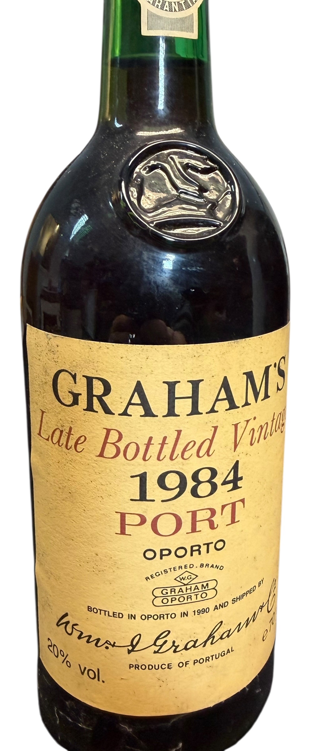 GRAHAM'S & TAYLOR'S VITAGE PORT - 1977 VINTAGE BOTTLE T/W 1984 LBV PORT BOTTLE (2) - Image 2 of 4