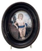 ENGLISH SCHOOL, C. 1787, AFTER CATHERINE READ - 18TH CENTURY MINIATURE PORTRAIT