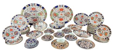 VAST COLLECTION OF 19TH CENTURY & LATER ROYAL CROWN DERBY OLD IMARI DINNERWARE