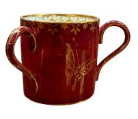 DAISY MAKEIG-JONES X WEDGWOOD - C. 1915 LUSTRE MINIATURE DRAGON TYG/CUP