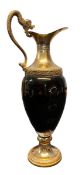 DISTILLERIE BUTON - ARGENTERIE G. GALBIATI, BOLOGNA - SILVER PLATED & GLASS WINE JUG