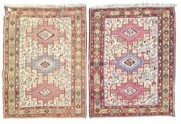 PAIR OF PERSIAM KILIM SOUMAK FLOOR CARPET RUG - NOAHS ARK