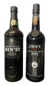 TWO BOTTLES OF VINTAGE PORT, TO INCLUDE CROFT 1983 & FONSECA BIN 27 FINE RESERVE